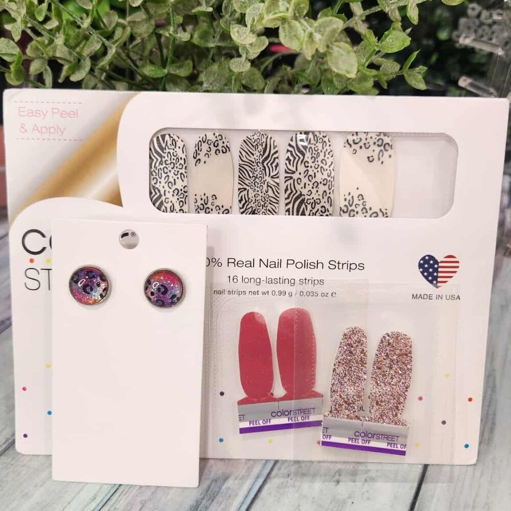 Color Street Animal Print Press on Nail Design Bundle